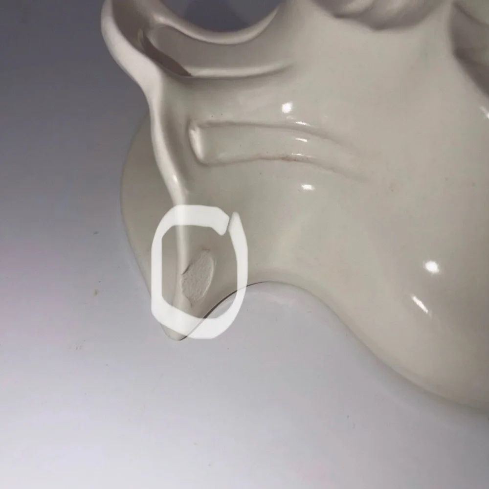 VTG Wall Pocket Vase With Brass Spigot, California Pottery Santa Anita Ware